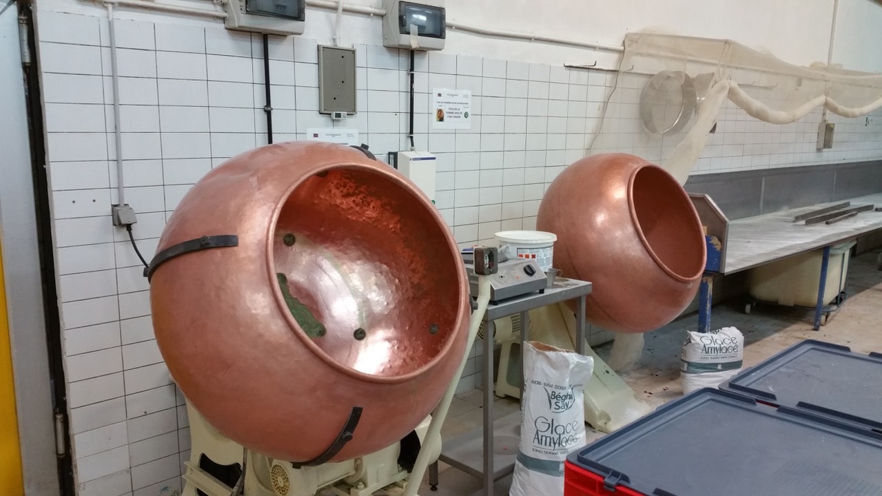 Bassines en cuivre