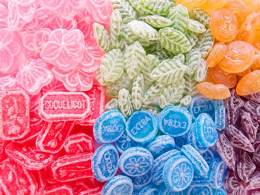Gamme de bonbons