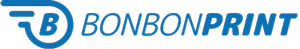 Logo Bonbonprint blanc